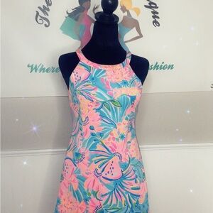 Lilly Pulitzer Pink and Blue Kids Dress